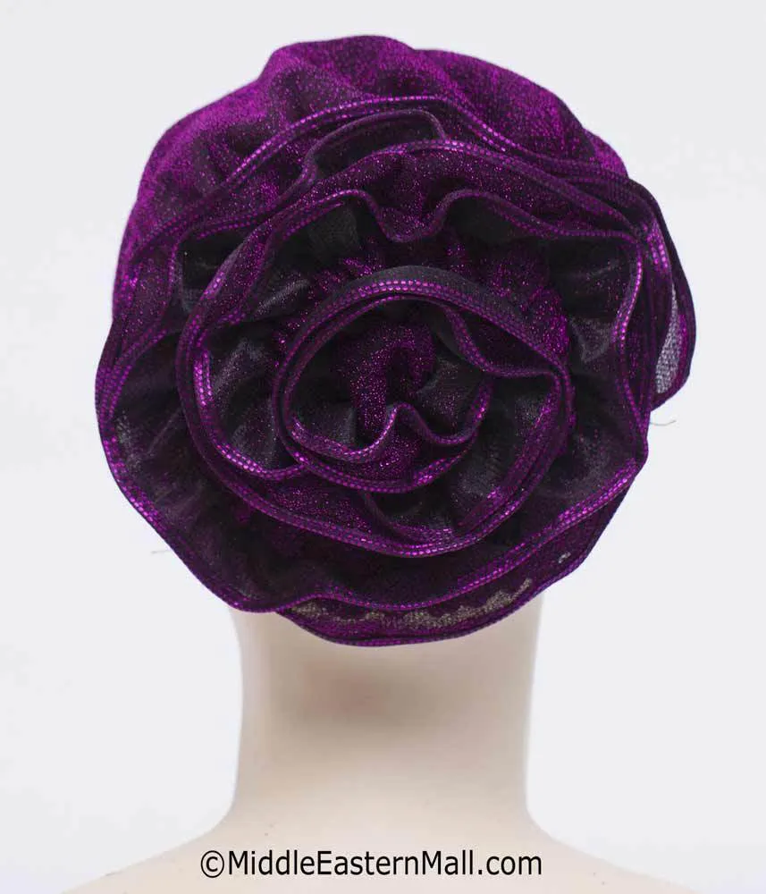 Small Dazzle Hijab Caps available in Purple or Magenta