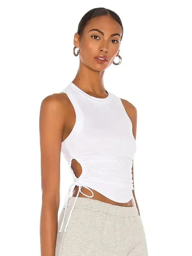 Solid Color Crop Top - Sexy Casual Basic Style