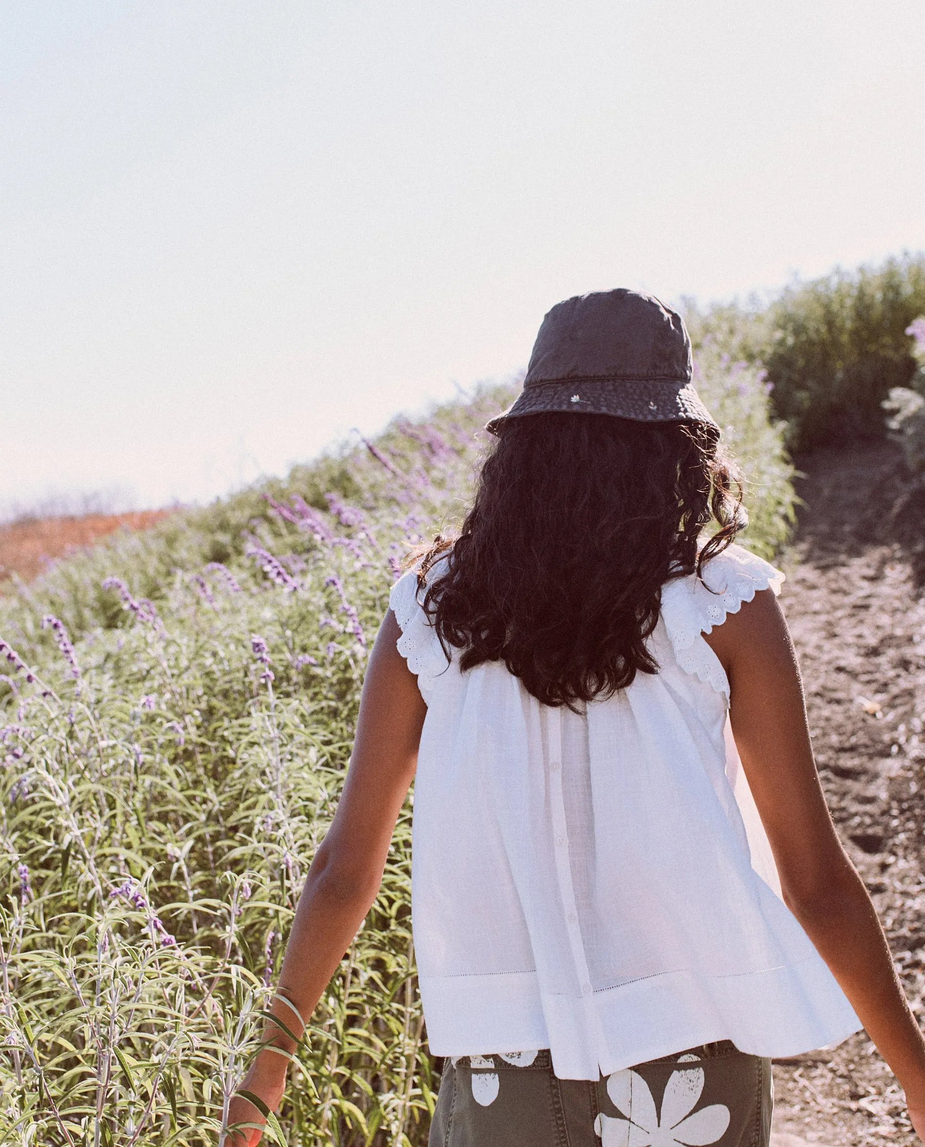 The Eyelet Keepsake Tank, White