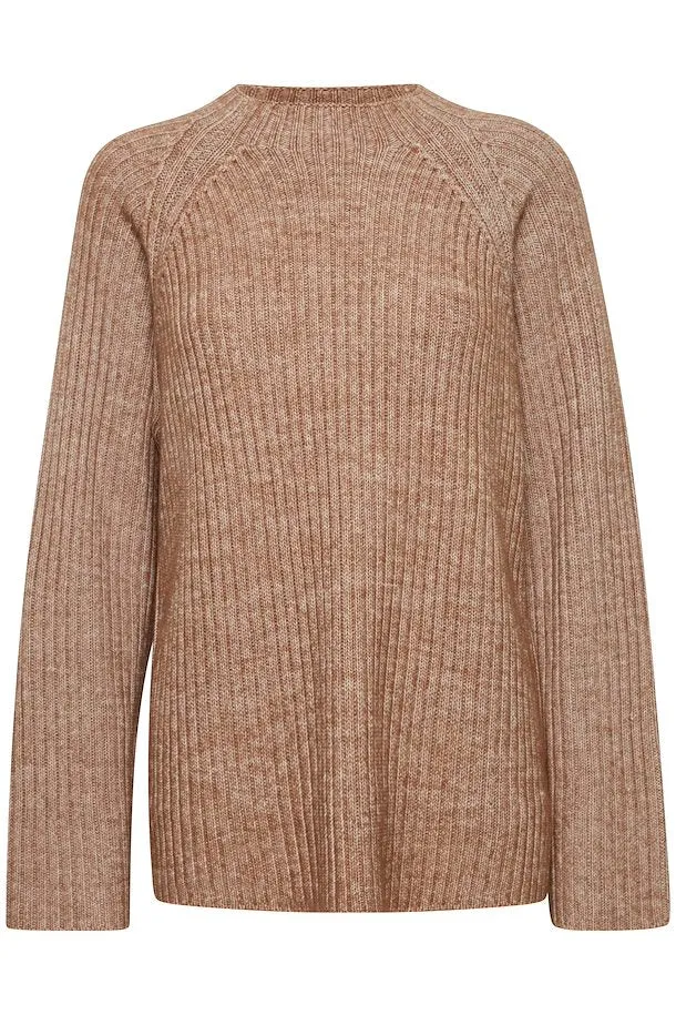 The Manny Ribbed Sweater - Toasted Coconut