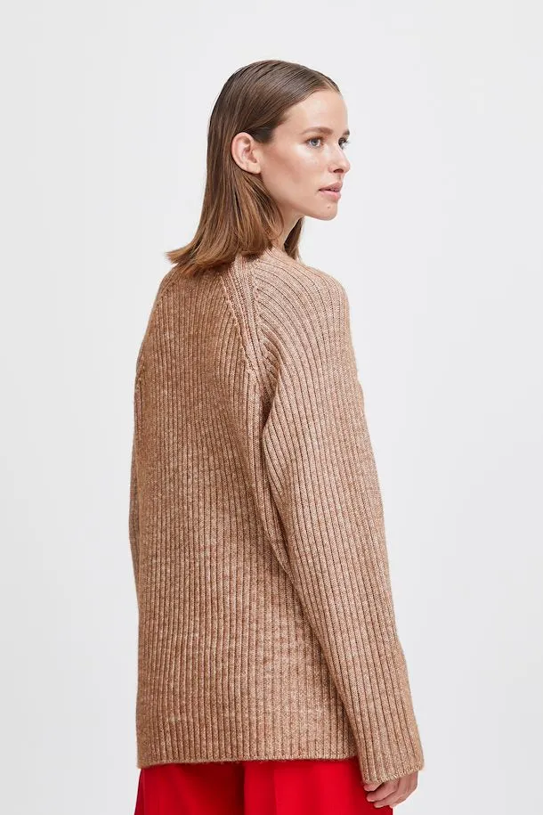 The Manny Ribbed Sweater - Toasted Coconut