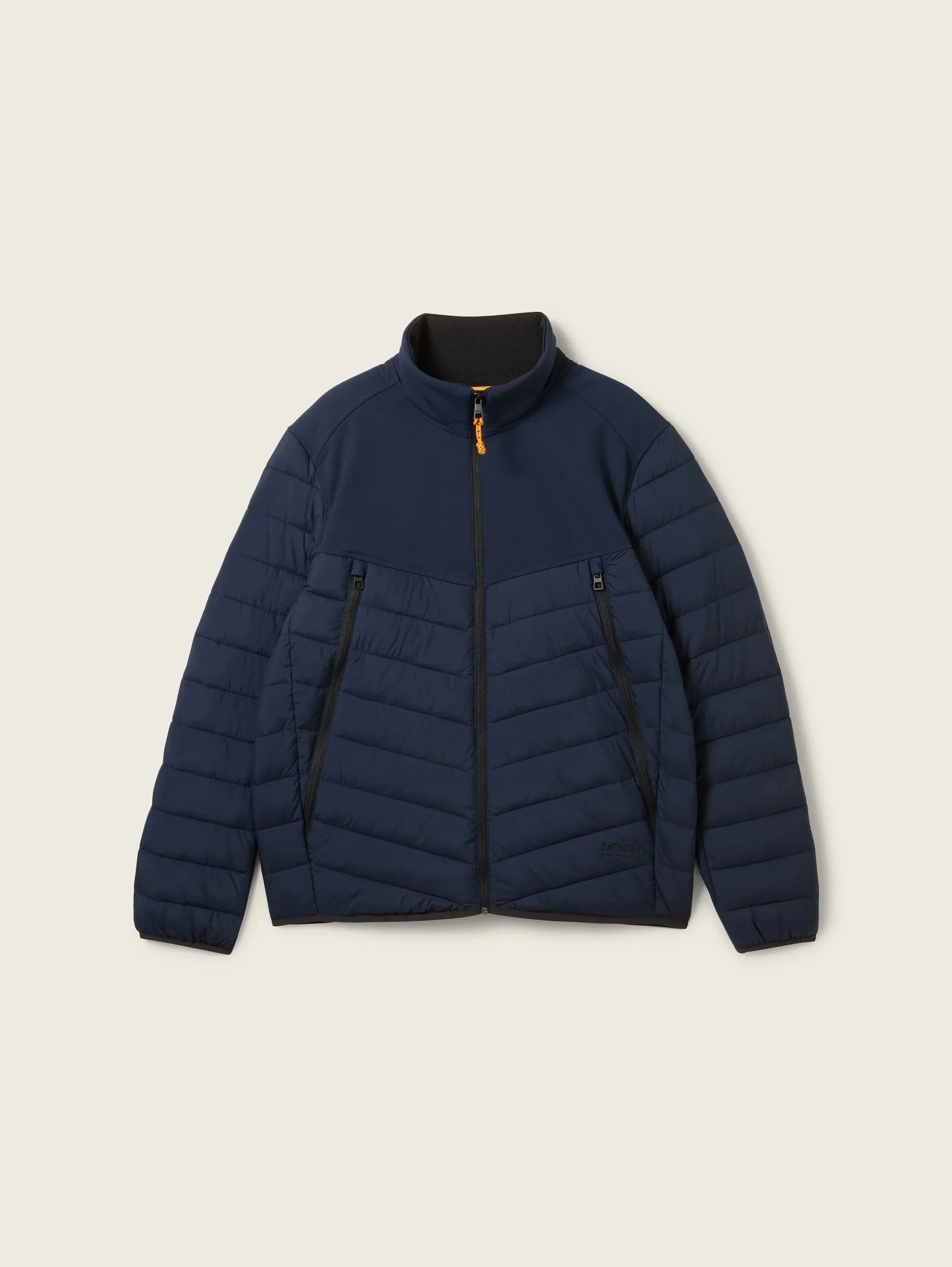 Tom Tailor Hybrid Quilted Navy Jacket