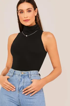 Turtle Neck Tank Top