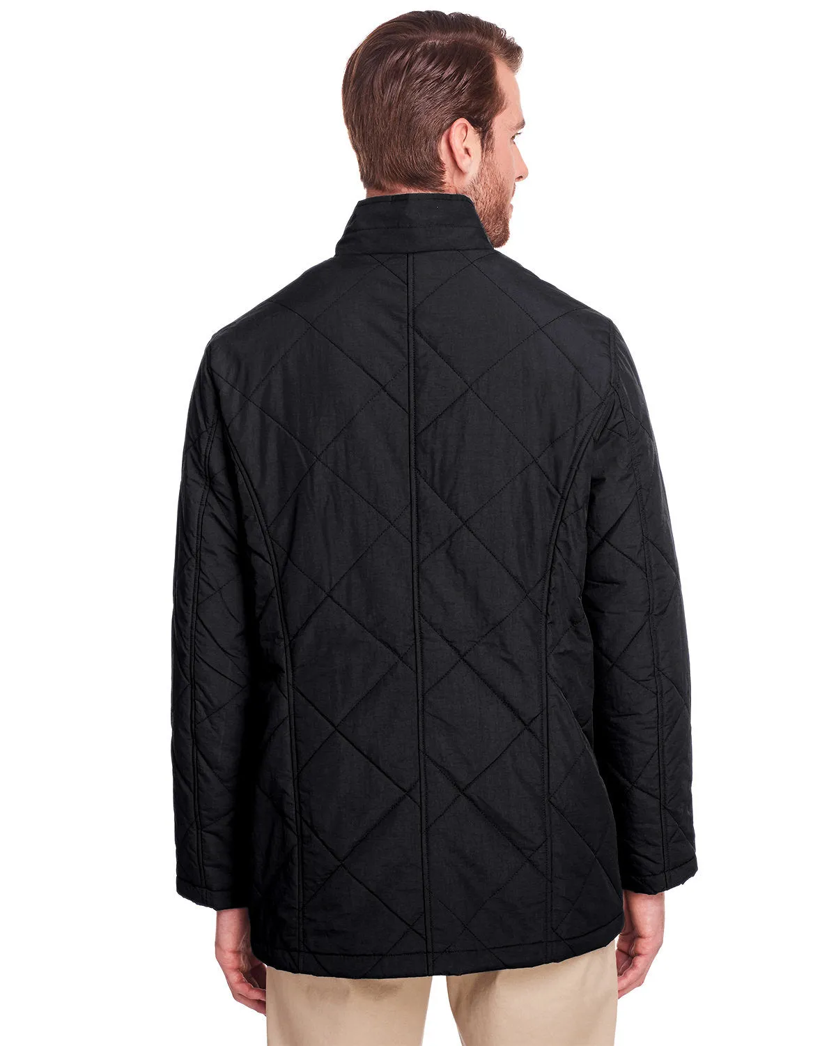 UltraClub UC708 Men's Dawson Quilted Hacking Jacket