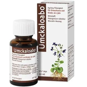 UMCKALOABO liquid 20 ml Pelargonium sidoides root extract