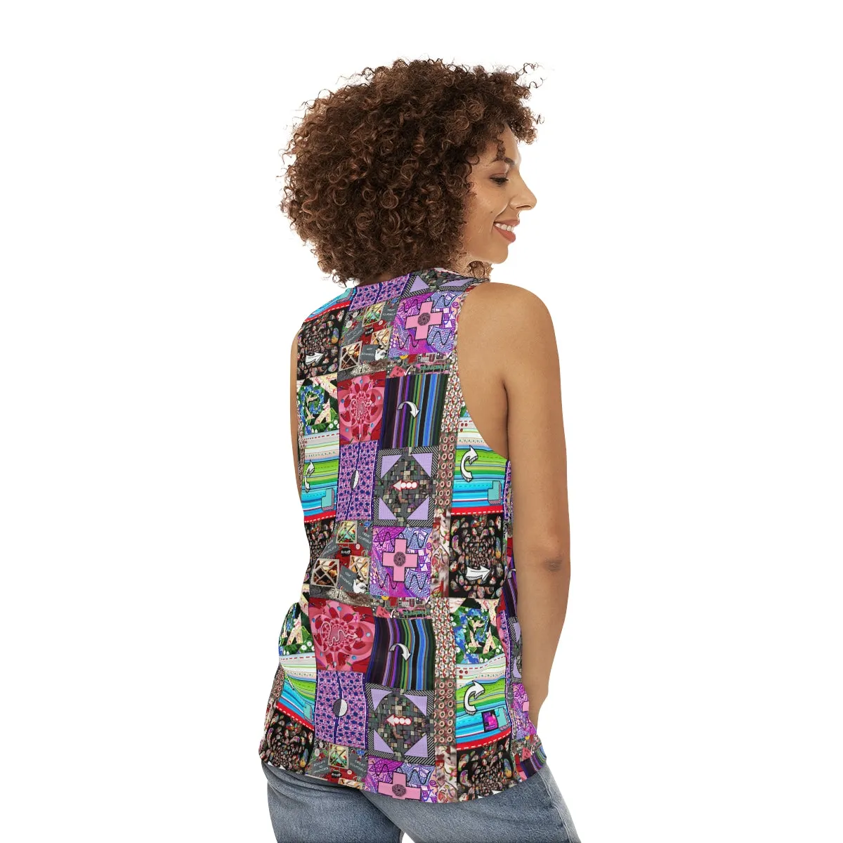 Unisex Tank Top (AOP) PATCHWORK