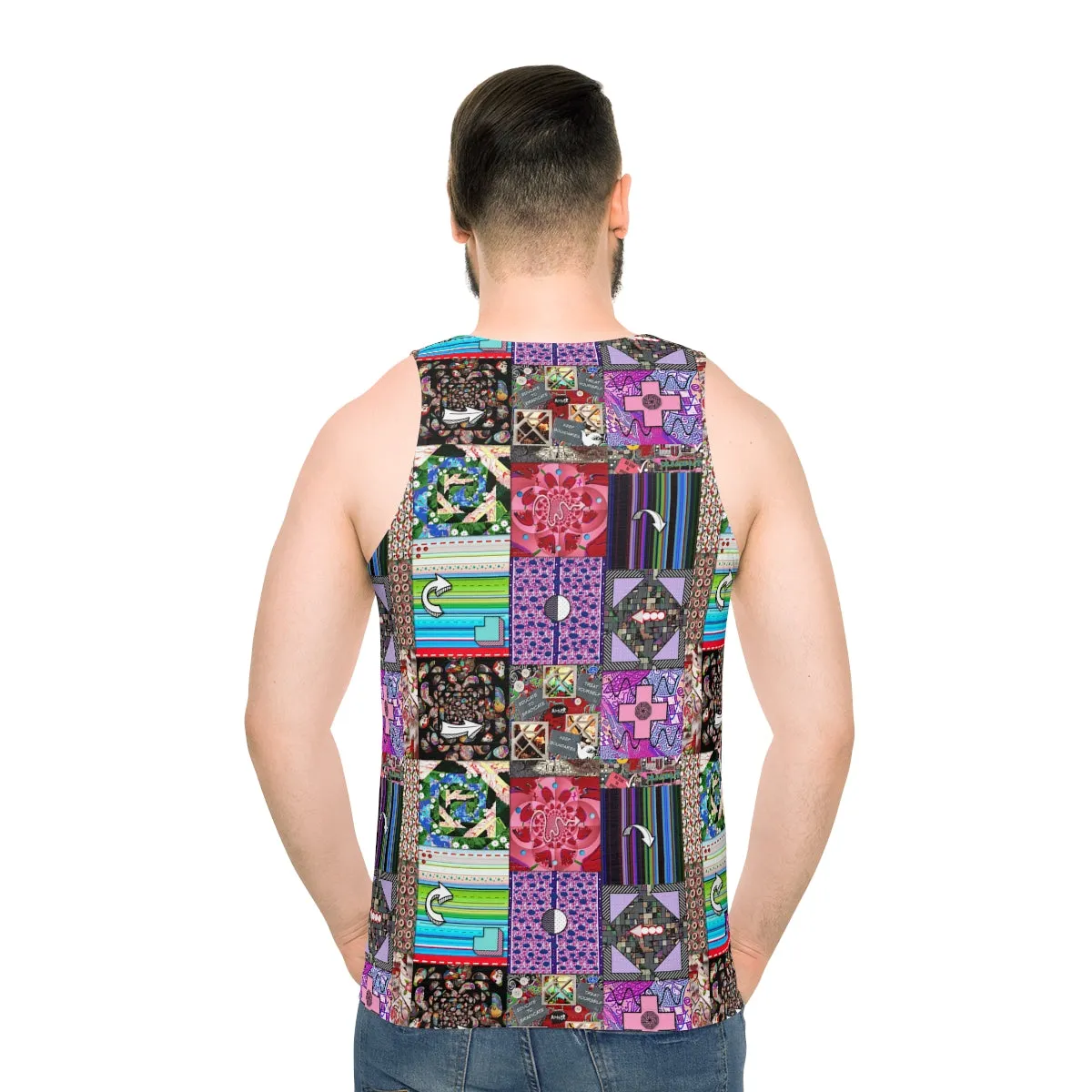 Unisex Tank Top (AOP) PATCHWORK