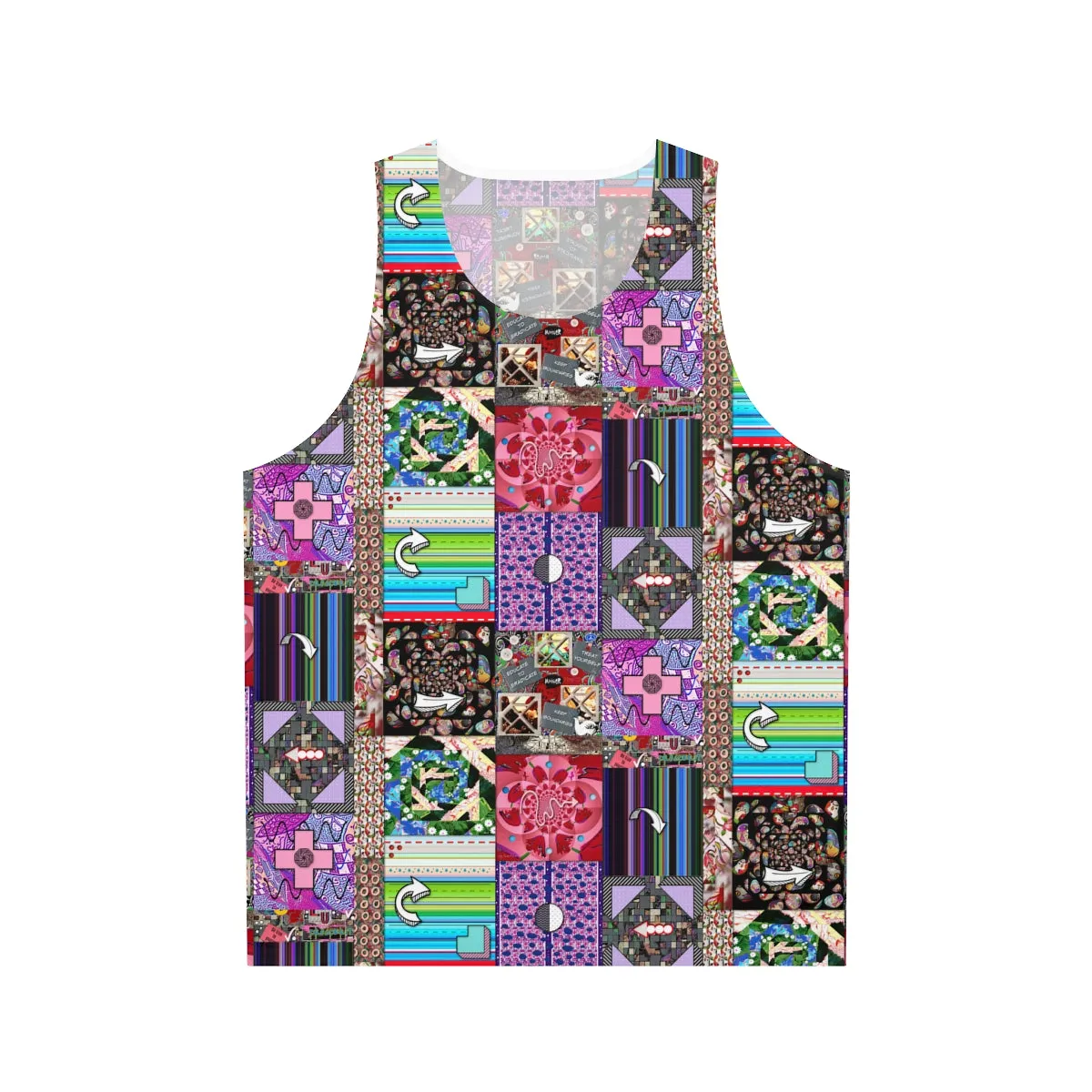 Unisex Tank Top (AOP) PATCHWORK