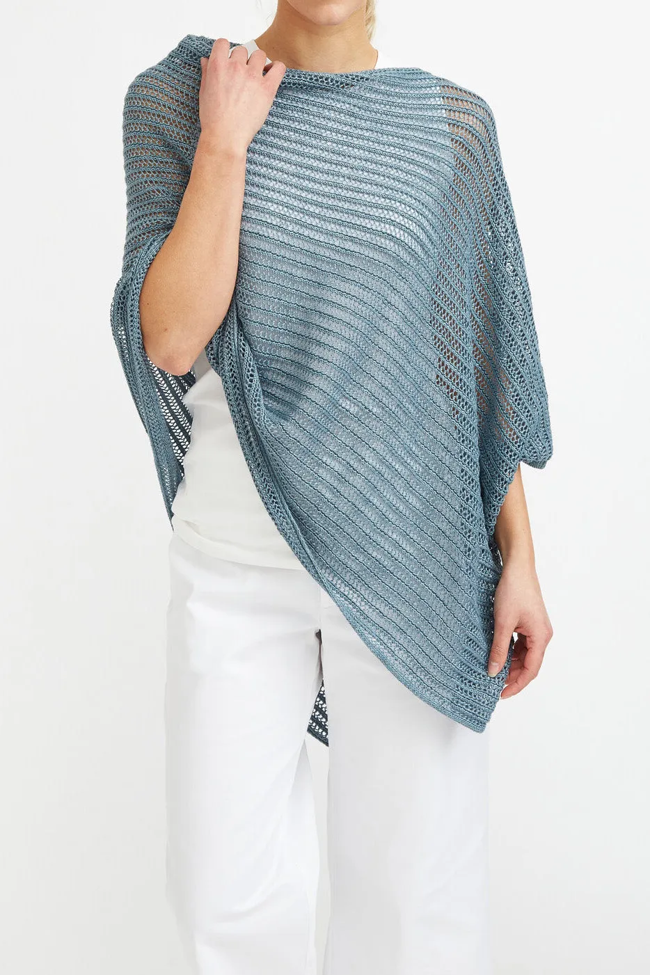 VARA WRAP IN LINEN KNIT