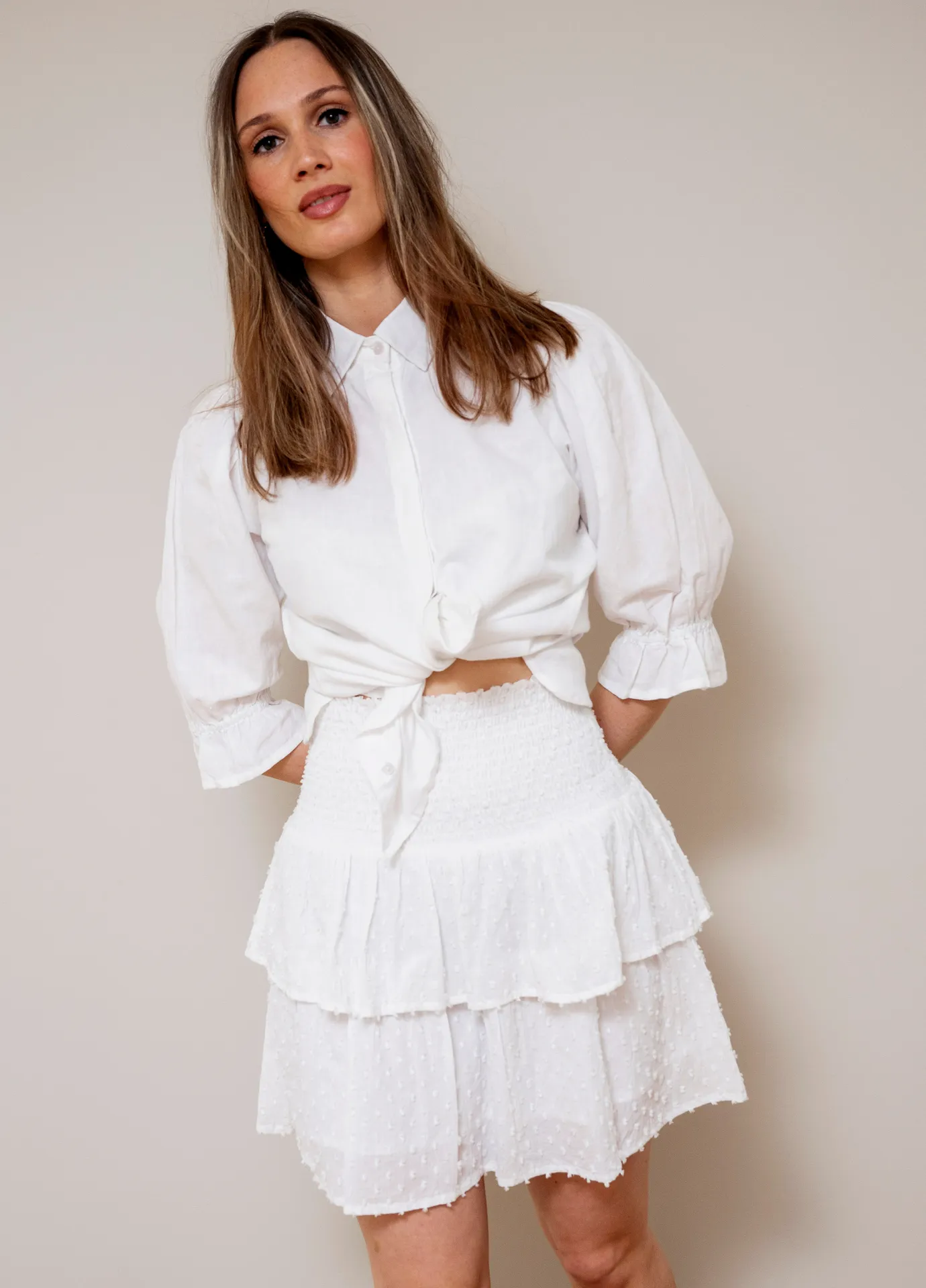 Vera Skirt Pure White