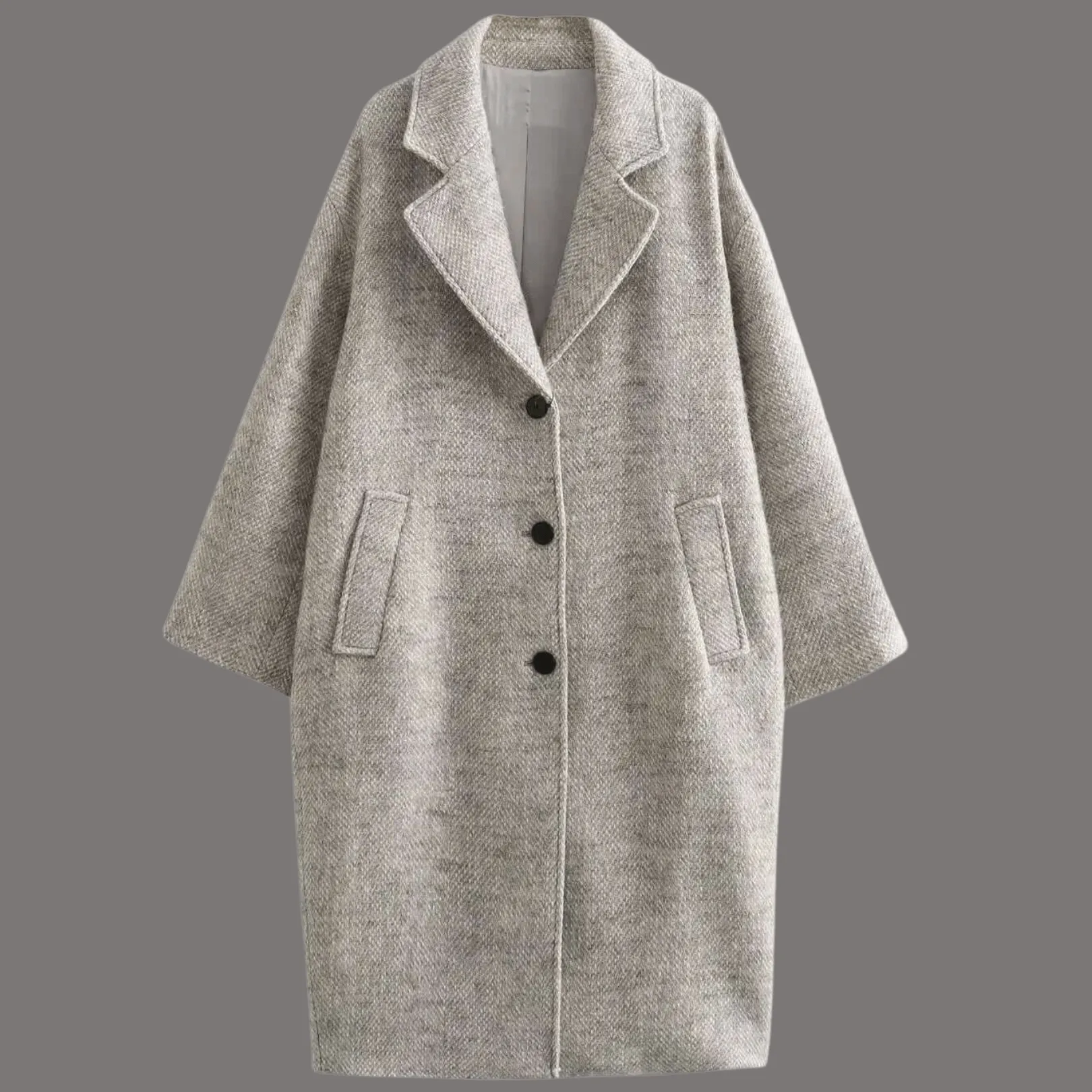 Versatile Elegance: Women’s Loose Fit Twill Jacket