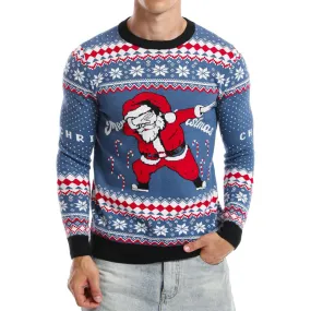 Whimsical and Funny Knitted Christmas Sweater for the Holidays