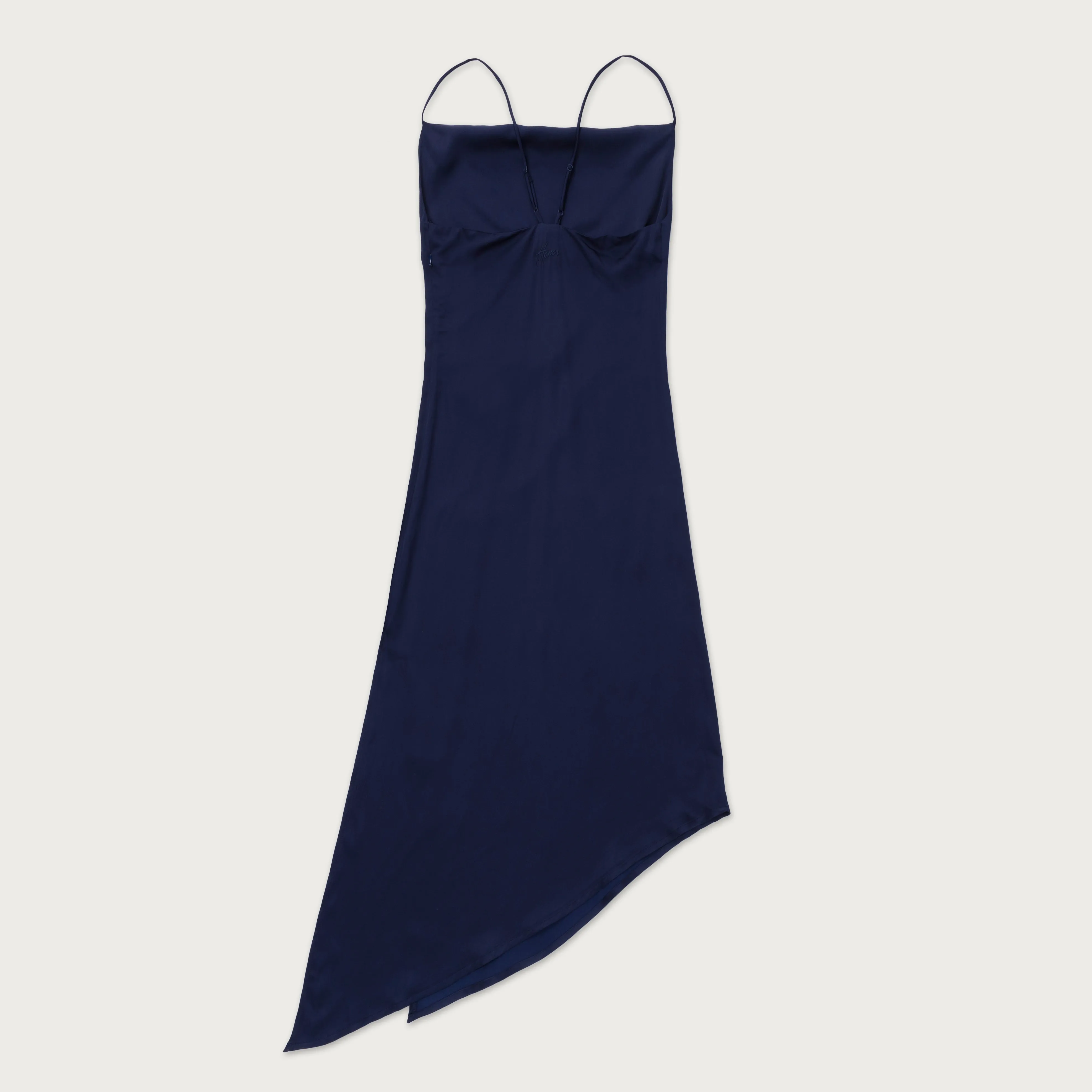 Womens Slip Curved Midi - Blue