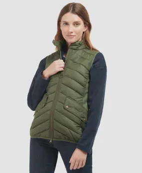 Women's Stretch Cavalry Gilet - Olive Marl