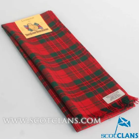 Wool Scarf in Livingston Modern Tartan